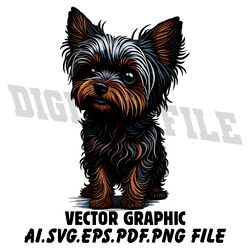 yorkie ai.eps.pdf.svg.png download digital file vector design