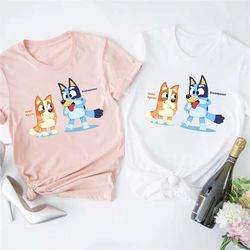 bluey sister t-shirt, bluey and bingo shirt, bluey family shirt, bluey toddler shirts, funny bluey shirt, gift for kids,