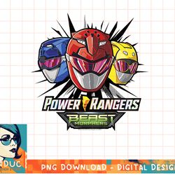 kids power rangers beast morphers helmet logo t-shirt copy png