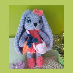 Bunny Crochet Pattern, Crochet pattern baby rabbit, Crochet PATTERN plush toy, Amigurumi pattern rabbit, Pattern