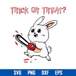 trick or treat halloween svg, bunny halloween svg, halloween svg, png dxf eps digital file