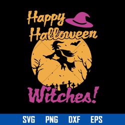 happt halloween witches svg, halloween svg, png dxf eps digital file