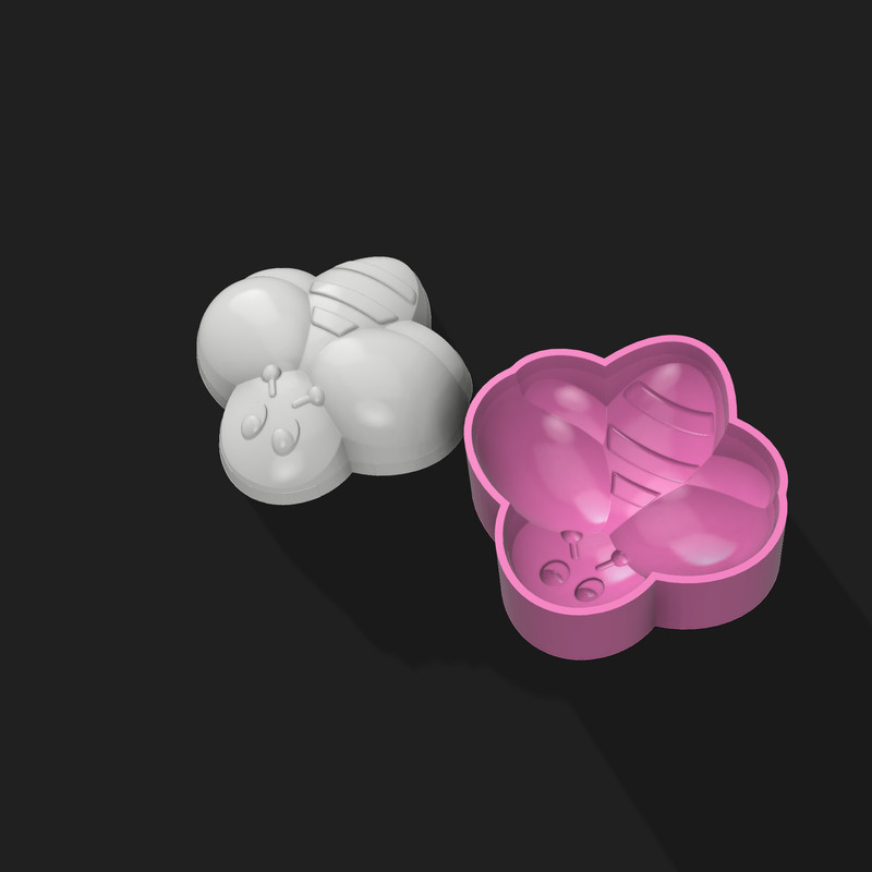 Bee STL file for vacuum forming and 3D printing_1.png