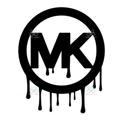 Michael Kors Dripping Svg, MK Logo Svg, Dripping Logo Svg, Brand Logo Svg, Instant Downloadc