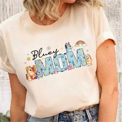 vintage bluey mom shirt, mom life bingo shirt, chilli mom shirt, favorite bluey mom shirt, bluey birthday gift, cartoon