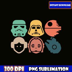 star wars png files star wars cricut bundle star wars png darth vader svg yoda png instant download