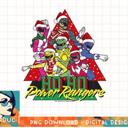 power rangers christmas ho ho power rangers t-shirt copy png