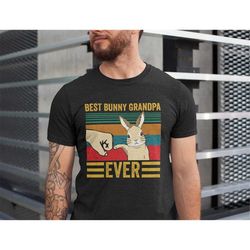 best bunny grandpa ever shirt,bunny shirt, bunny dad shirt,grandpa bunny shirt, bunny shirt, grandpa shirt, easter shirt