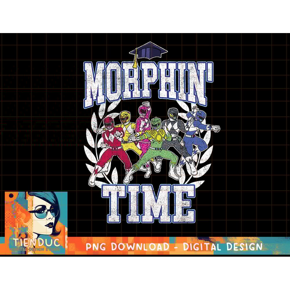 Power Rangers Graduation Morphin' Time T-Shirt copy.jpg