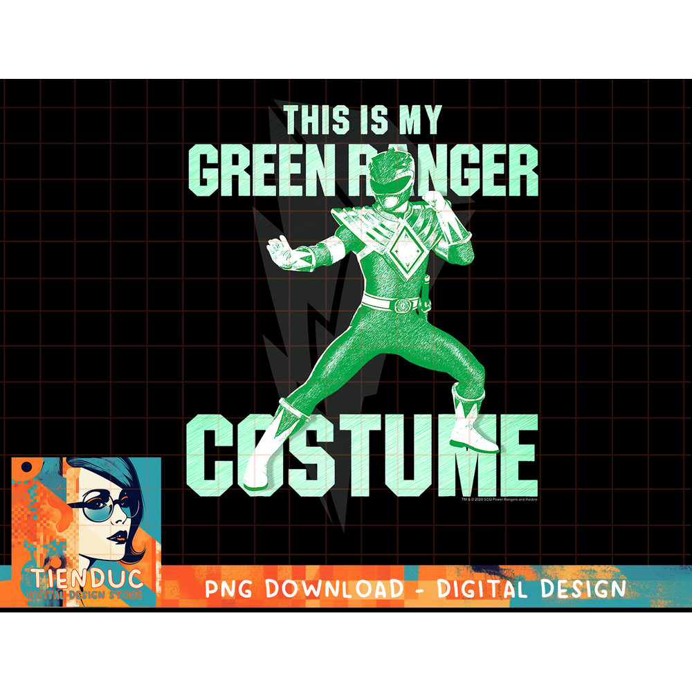 Power Rangers Green Ranger Halloween Costume T-Shirt copy.jpg