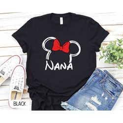 disney nana mouse shirt, nana mouse shirt, disney mouse grandma shirt, disney shirt, nana shirt, grandma mouse shirt, di