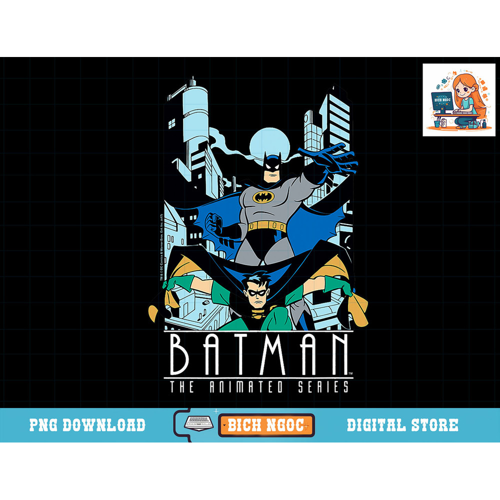 Batman The Animated Series Batman and Robin T-Shirt copy.jpg