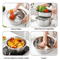 Multifunctional Stainless Steel Drain Basket | Vegetable Slicer Grater For Kitchen| 3 In 1 Cheese Grater Drain Basin7