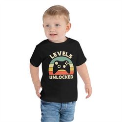 level 5 unlocked,5th birthday shirt, 5th birthday outfit, 5 years old,video game shirt, gaming shirt, fifth birthday, fi