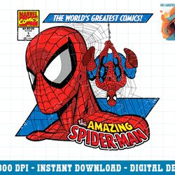 marvel amazing spider-man comic png, sublimation copy