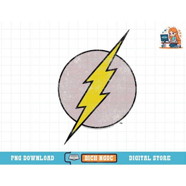 DC Comics Flash Old Flash Logo T-Shirt copy png | Inspire Uplift