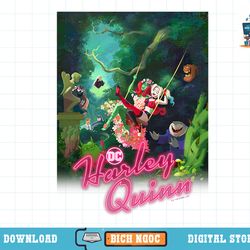 dc comics harley quinn nature group poster t-shirt copy png