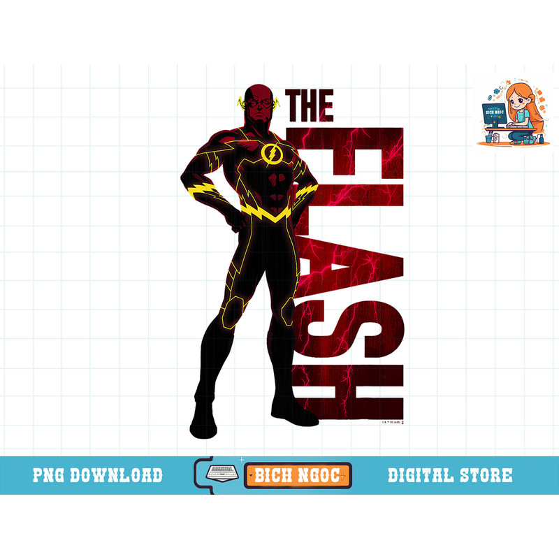 DC Comics Justice League The Flash Red Hero Portrait T-Shirt copy.jpg