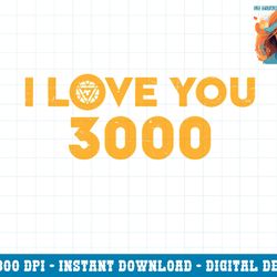 marvel avengers endgame iron man i love you 3000 png, sublimation copy