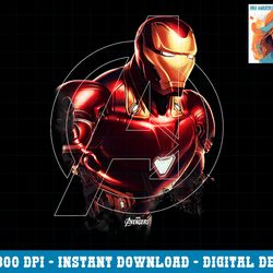 marvel avengers endgame iron man portrait graphic png, sublimation.pngmarvel avengers endgame iron man portrait graphic