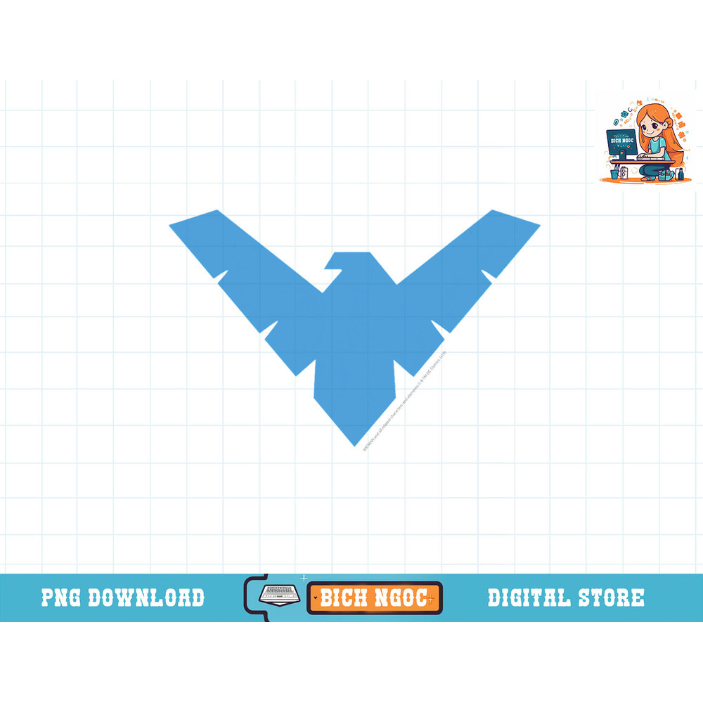 DC Comics Nightwing Classic Logo T-Shirt copy.jpg