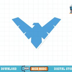 dc comics nightwing classic logo t-shirt copy png