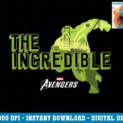 marvel avengers game hulk the incredible png, sublimation copy