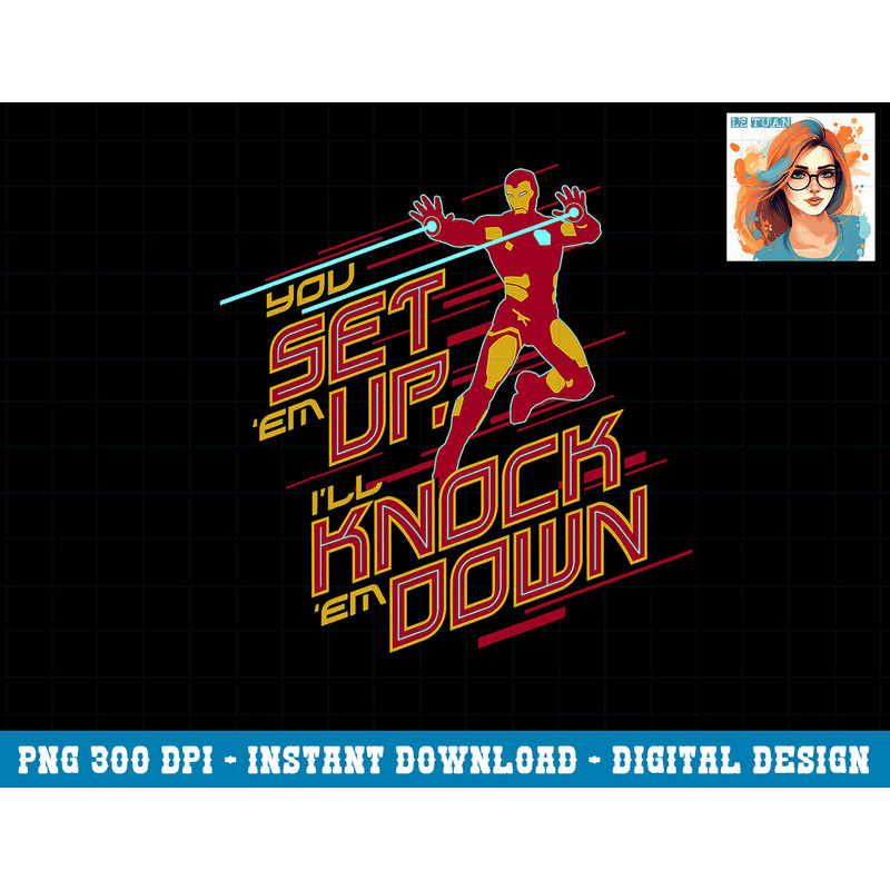 Marvel Avengers Game Iron Man Ill Knock Em Down png, sublimation copy.jpg
