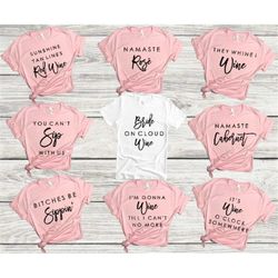 bachelorette party shirts, team bride shirts, bridesmaid shirts, bride and crew, wine bachelorette shirts, wine theme sh