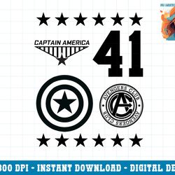 marvel avengers vintage captain america patch collage png, sublimation copy