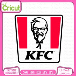 kfc vector, kfc logo svg, kfc svg, svg files, cricut, craft svg, crafting svg, cut file for cricut, silhouette