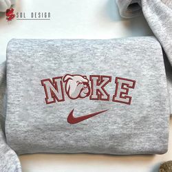 Nike Mississippi State Bulldogs Embroidered Sweatshirt, NCAA Embroidered Sweater, Mississippi State Shirt, Unisex Shirts