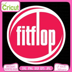 fitflop vector, fitflop logo svg, fitflop svg, svg files, cricut, craft svg, crafting svg, cut file for cricut, silhouet