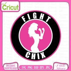 fight chix logo svg, fight chix svg, svg files, cricut, craft svg, crafting svg, cut file for cricut, silhouette