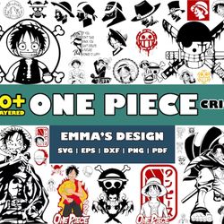 one piece bundle svg, one piece svg, anime svg, png pdf dxf eps digital file