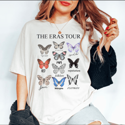 the eras tour butterfly sweater, comfort colors ts eras tour butterfly vintage shirt,eras tour shirt, taylors version