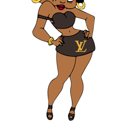 louis vuitton- girl svg, fashion brand svg,famous brand svg, silhouette svg files