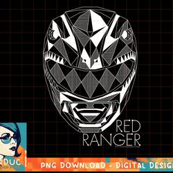 power rangers red ranger geometric silhouette line art t-shirt copy png