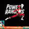 Power Rangers Red Ranger Karate Action Pose Logo T-Shirt copy.jpg