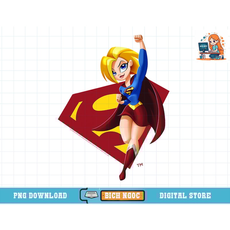 DC Comics Super Hero Girls Supergirl T-Shirt copy.jpg