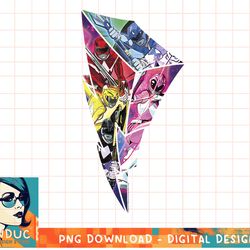 power rangers retro full on megazord pose t-shirt copy png