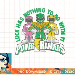 power rangers st. patrick's day group lucky rangers t-shirt copy png