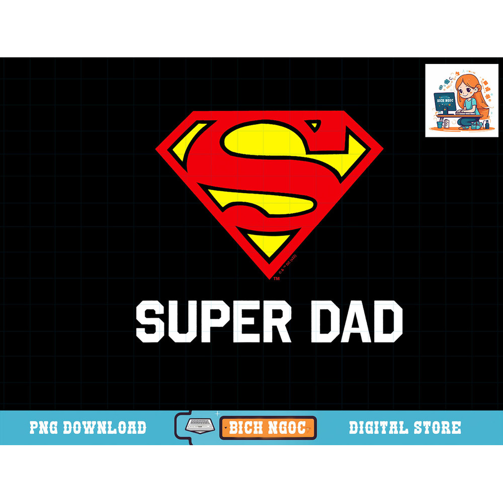DC Comics Superman Father s Day Super Dad Logo T-Shirt copy.jpg