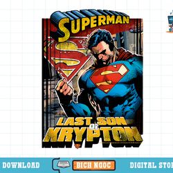 dc comics superman last son of krypton t-shirt copy png