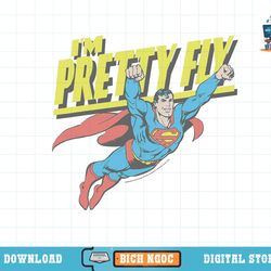 dc comics superman pretty fly retro t-shirt copy png