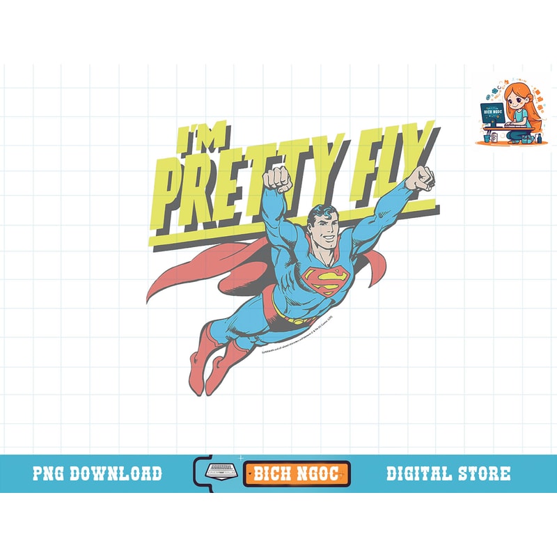 DC Comics Superman Pretty Fly Retro T-Shirt copy.jpg