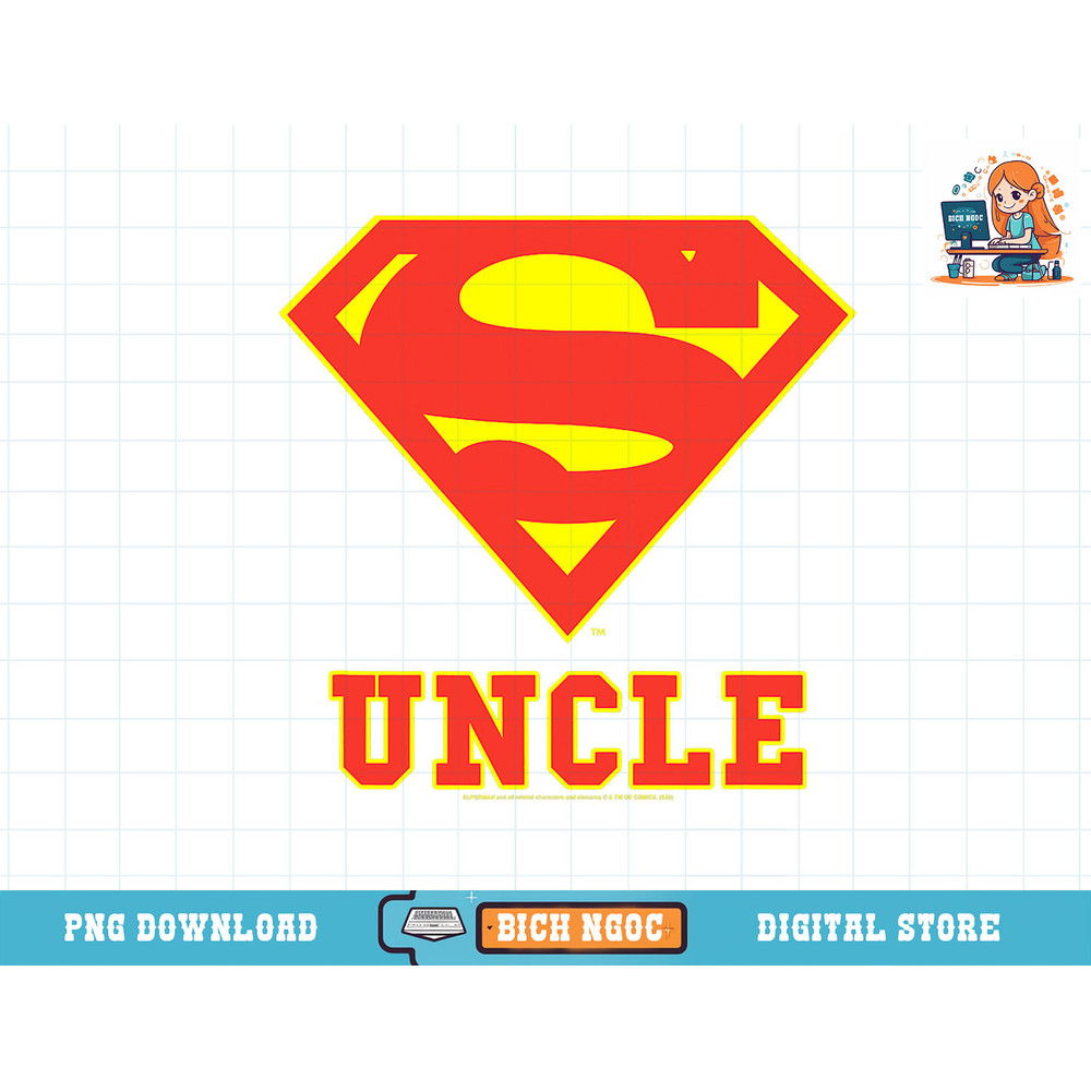 DC Comics Superman Super Uncle Chest Logo T-Shirt copy.jpg