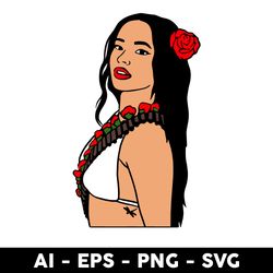 becky g svg, rebbeca marie gomez svg, singer svg, png dxf eps file - digital file