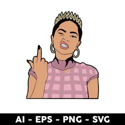 becky g svg, la princess, becky g clipart princess svg, png dxf eps digital file - digital file