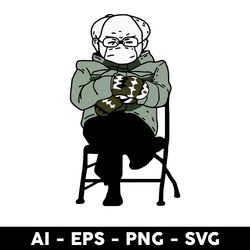 bernie sanders 2021 bernie sander the 46th president svg, bernie sanders svg, png dxf eps file - digital file